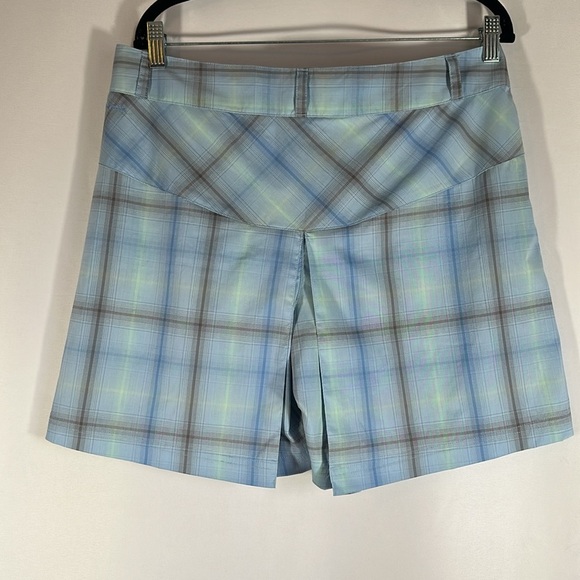 Columbia Omni-Dry Titanium Blue Plaid Skort - Picture 8 of 10